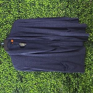 Joe Fresh Long Sleeve Navy Blue Cardigan Jacket with pockets Size Medium